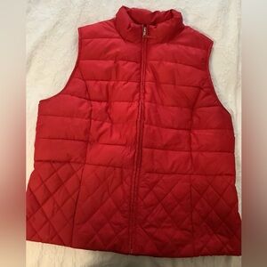 Laura Scott Cherry Quilted Vest